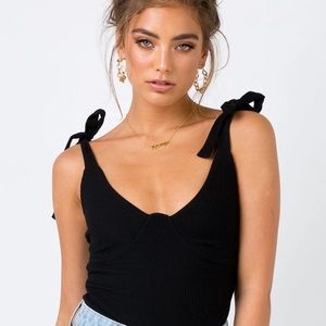 PRINCESS POLLY / tie up bodysuit